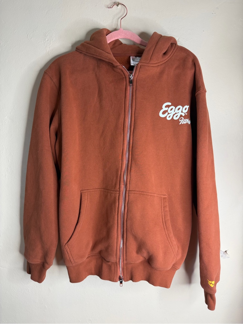 Ilthy eggo waffles collab hoodie sz small